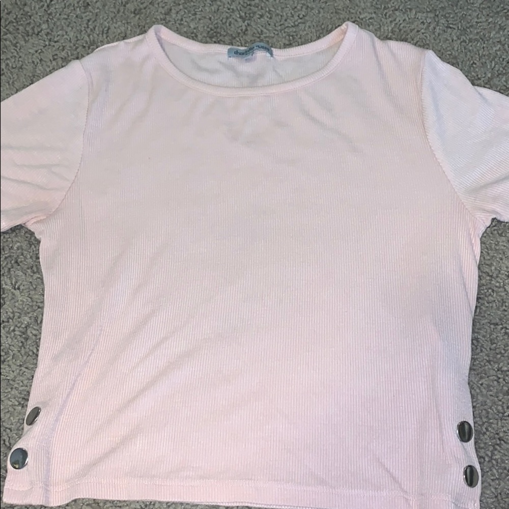 Charlotte Russe Pink Baby T Shirt